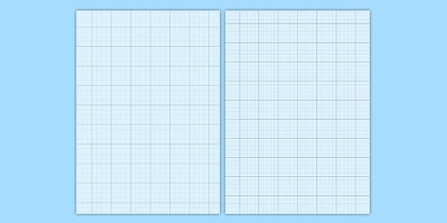 Graph Paper Printable Squared Grid Paper Stock Vector (Royalty