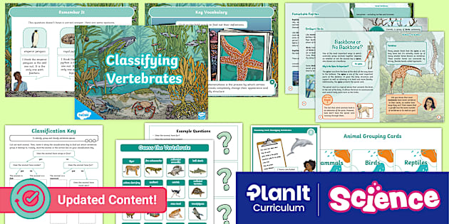 Science Classification of Living Things and Their Habitats