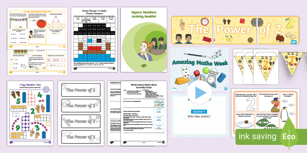 👉 Maths Week England 2022 - The Power of 2 School Bumper Pack