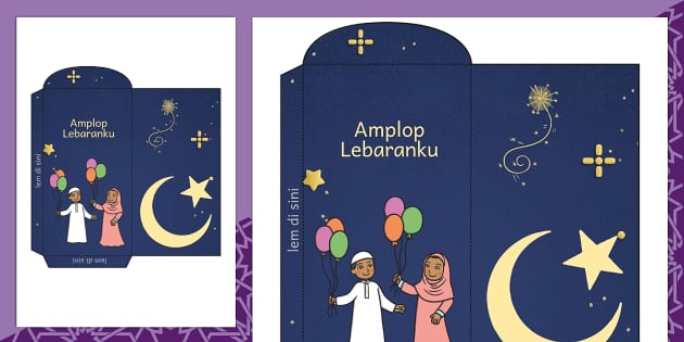 FREE! - Amplop Lebaran Idulfitri (teacher made) - Twinkl