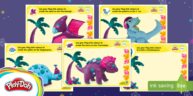 FREE! - Play-Doh: Dinosaur Mats