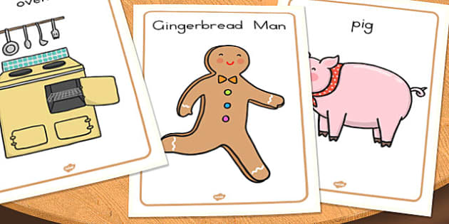 The Gingerbread Man Display Posters Profesor Hizo Twinkl