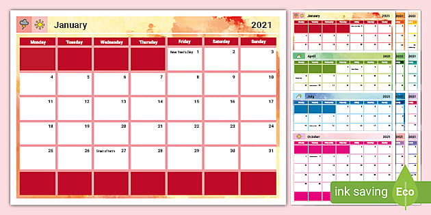 2021 School Calendar South Africa Academic Calendar
