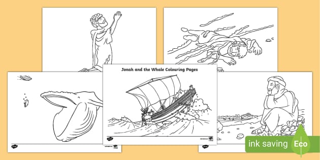 jonah bible coloring pages