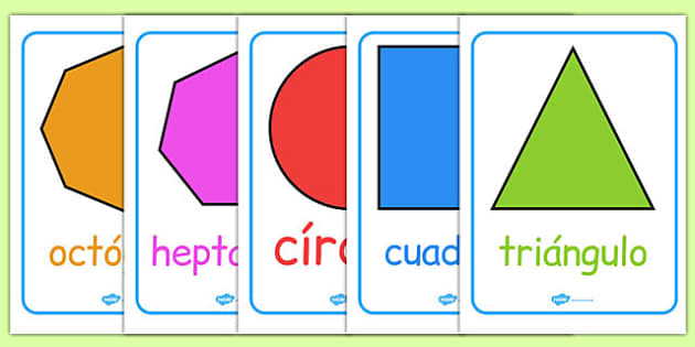 Aprender as Formas Geométricas em Inglês, Figuras Geométricas na Educação  Infantil