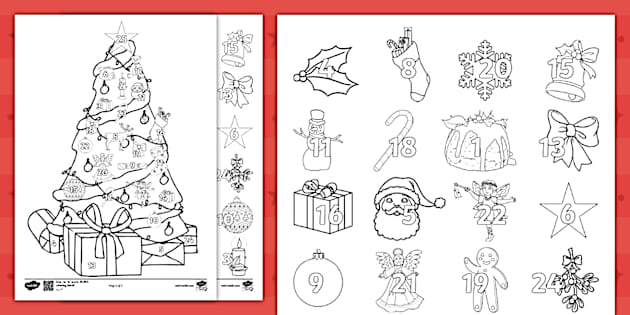 Mindful Christmas Colouring | Teaching Resources - Twinkl