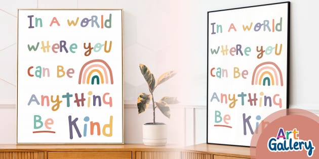 Valentine's Day Posters Kindness Positive Affirmations Posters
