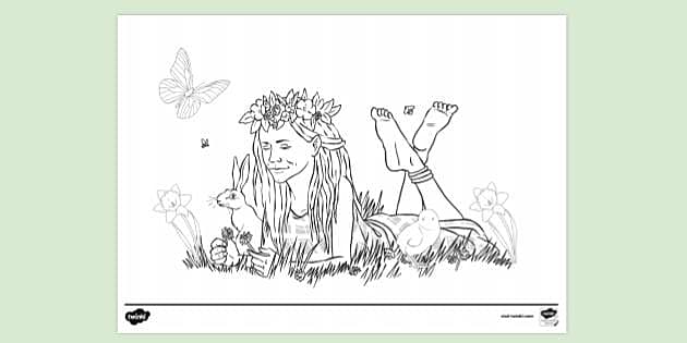 FREE! - Spring Equinox Colouring Page – Activities for Children