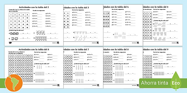 Quiz: Las tablas de multiplicar (3º primaria - multiplicaciòn)