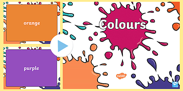 Kids vocabulary - Color - color mixing - rainbow colors - English