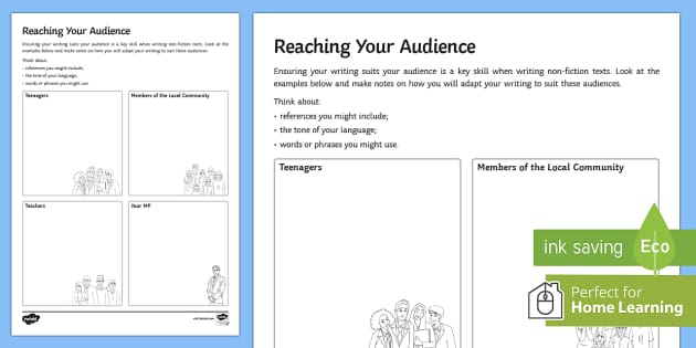 gcse-reaching-your-audience-worksheet-worksheet-twinkl