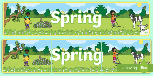 Spring Banner | Classroom Resources | Twinkl - Twinkl