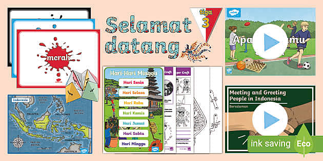 FREE Indonesian Teachers Taster Resource Pack (teacher made)