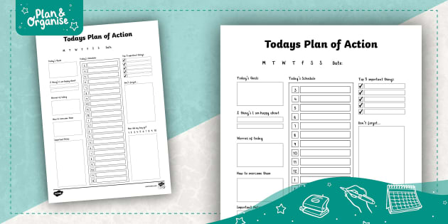 Todays Plan - Daily Planner