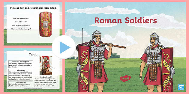 roman soldier armor diagram