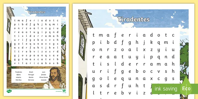 Caça-palavras interactive activity for educação infantil