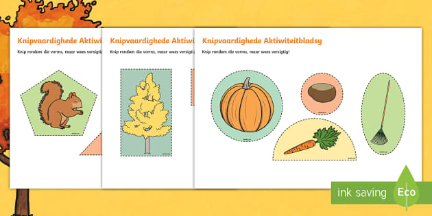 Herfs Tema Knipvaardighede Aktiwiteit (teacher made)