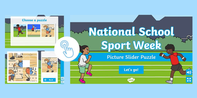 national-school-sport-week-picture-slider-puzzle-twinkl