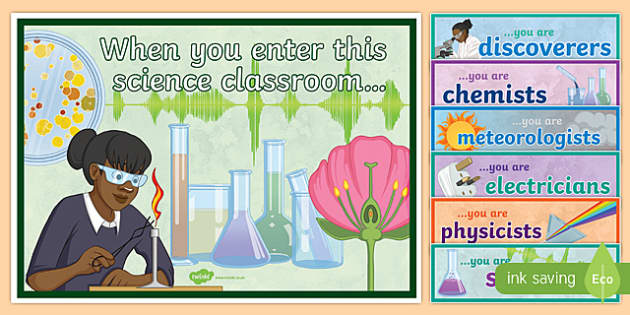 When You Enter this Science Classroom Display Pack | Beyond