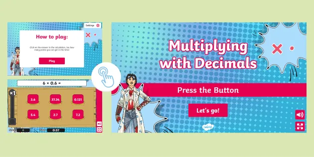 Hit the Button Maths Game  Twinkl Maths and Multiplication