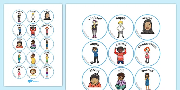 FREE! - Bear Cards Feelings丨Twinkl Printable Resources