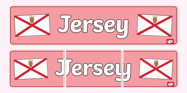 Jersey Display Banner Teacher Made Twinkl