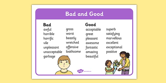 Bad Words vs. New Words