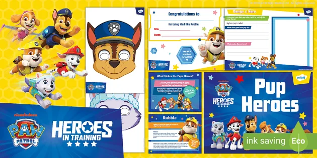 FREE! - PAW Patrol: Pup Heroes Activity Pack (Teacher-Made)