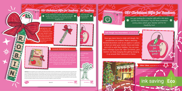 20 Teacher Gift Ideas for Christmas | AllFreeChristmasCrafts.com