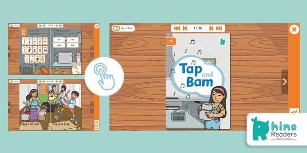 Level 2b Decodable Readers: Tap and Bam (teacher made)