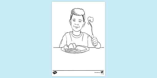 Healthy Snacks Coloring Pages - Get Coloring Pages
