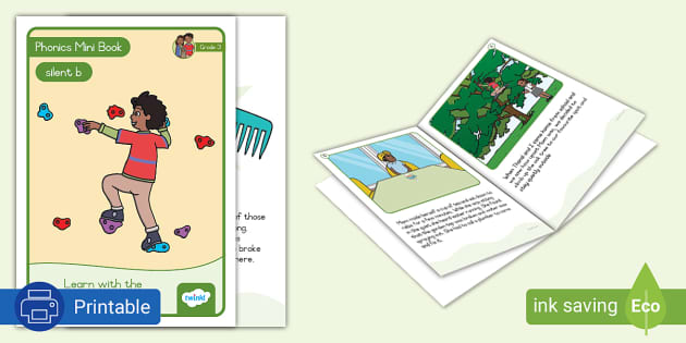 Grade 3 Phonics Mini Book Silent B (teacher Made) - Twinkl