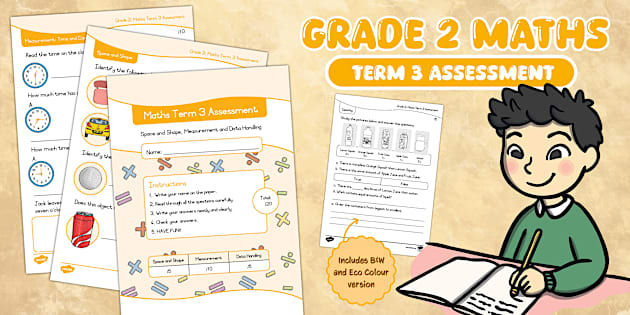 * NEW * Gr2 T3 Space and Shape Measurement Data Handling Assessment