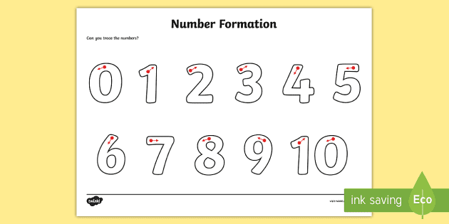 Number Practice for Preschool Age Children, Printable Math Worksheets,  Writing Practice Sheets, Preschool Workbook, Tracing Paper for Kids 