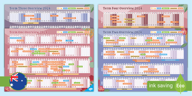 2023-2024 Month at a Glance Calendar (Teacher-Made) - Twinkl