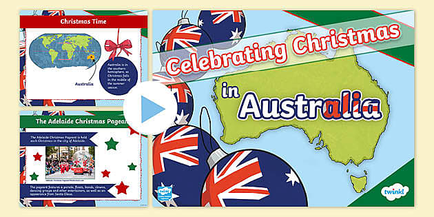 KS2 Celebrating Christmas In Australia PowerPoint - Twinkl