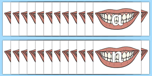 Alphabet on Teeth (Hecho por educadores) - Twinkl