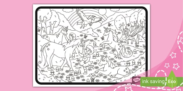 Extra Large Summer Coloring Pages (Teacher-Made) - Twinkl
