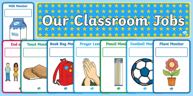 Rotating Classroom Jobs Image