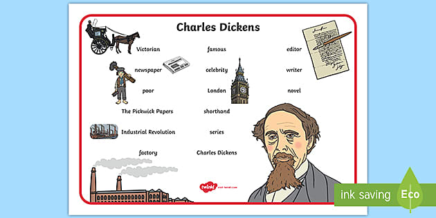 Charles Dickens Word Mat Teacher Made Twinkl