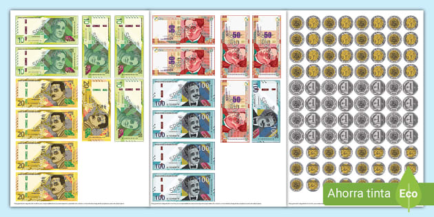 elección ayer Café FREE! - GRATIS Monedas y billetes peruanos para imprimir | Twinkl