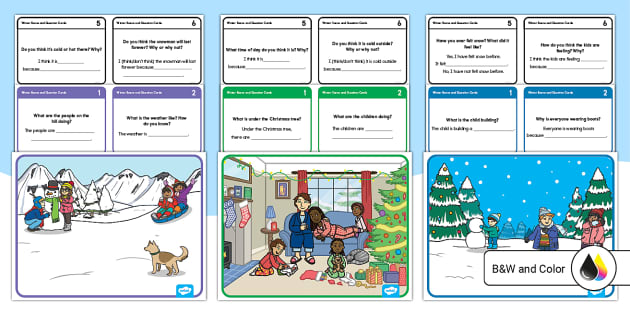 Kindergarten Winter This or That Writing Prompts Activity