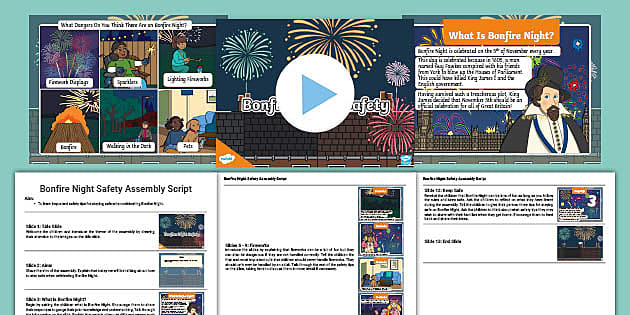 Bonfire Night Safety Assembly Pack | Bonfire Night | Twinkl