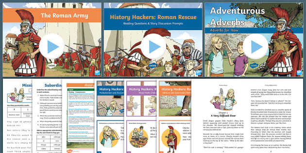 Roman Rescue Free KS2 Ancient Romans Story eBook and Taster Resource Pack