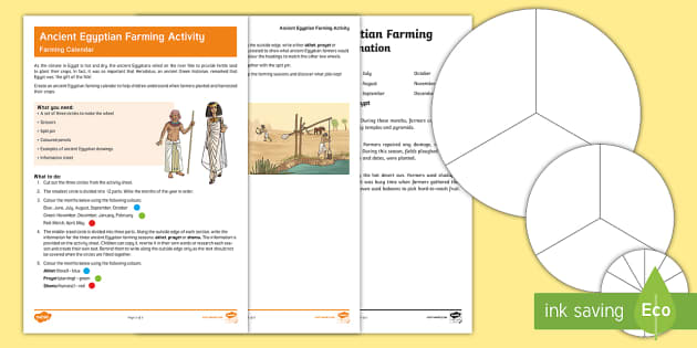 primary homework help egypt farming