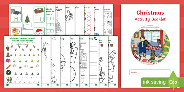Junior School Christmas Activity Book (teacher made)