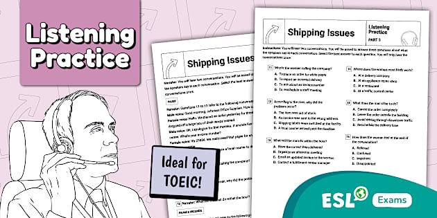 Standard Solution Practical Listening Practice for TOEIC - Part 3 (Shipping Issues)