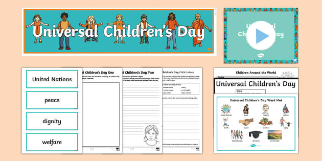 universal children s day children around the world worksheet worksheet