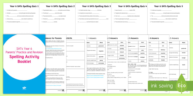parents ks2 spelling words for sats revision and quiz