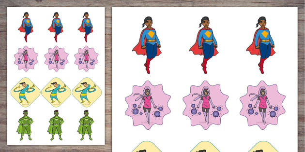 Superhero Printable Pencil Toppers | Twinkl Party - Twinkl